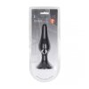 Slim Silicone Anal Plug - XL - Black